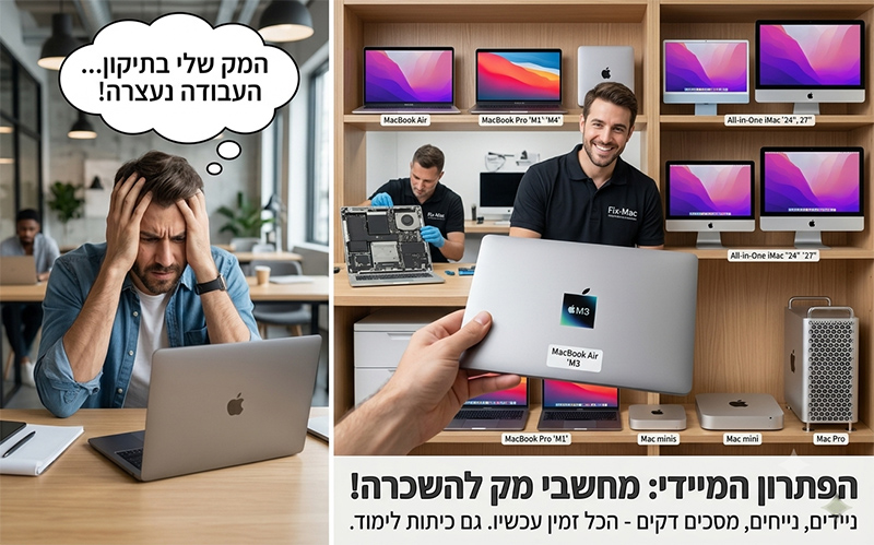 מגוון מחשבים להשכרת מחשבי אפל מקבוק פרו אייר במחירים נוחים ללקוח. מוצרים זמינים במלאי כולל אחריות ושירות